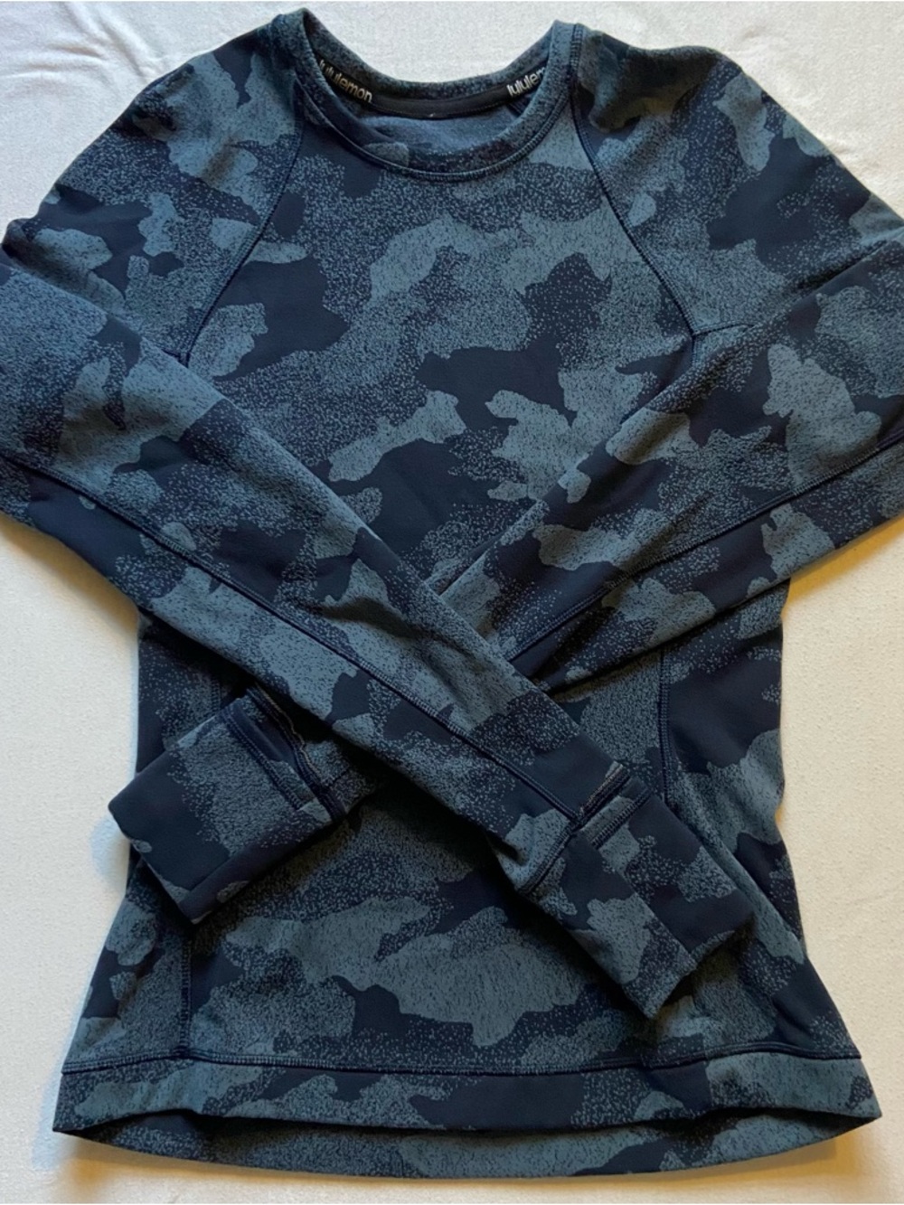 Lululemon Women’s Camo-Print Long Sleeve Athletic Top